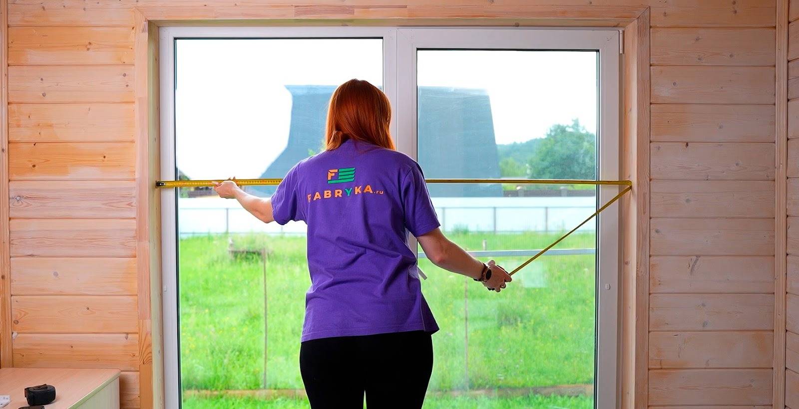 Замер ширины проема в трех точках